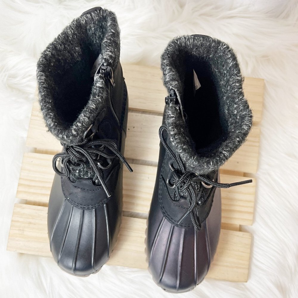 BareTraps Women's Fabulous Water Resistant Black Duck Boot Size 6M - Picture 6 of 10